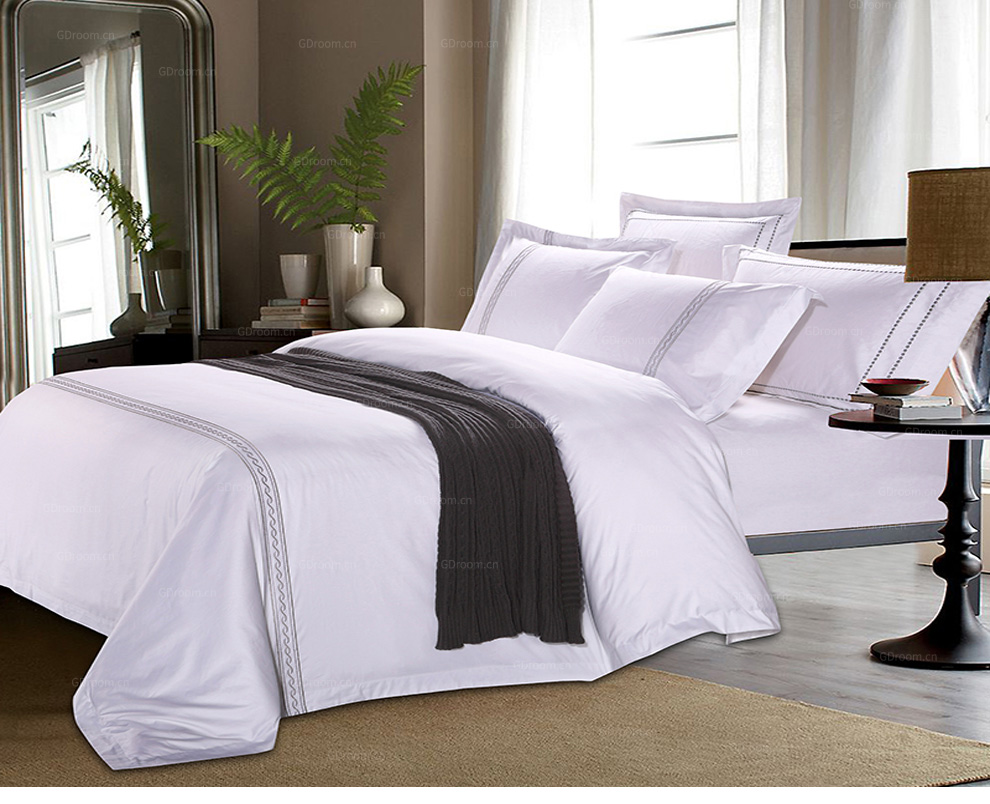 五星酒店 特色床品套件